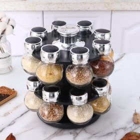 Kitchen Supplies Small Seasoning Bottle Combination Small Seasoning Containers With Shelf