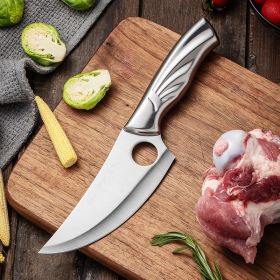 All Steel Chef Slaughtering Knife Small Cutlass Knife For Chopping Bones And Meat (Option: Boning knife)