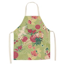 Cartoon Cat Digital Printing Sleeveless Apron (Option: W02315-47x38cm)