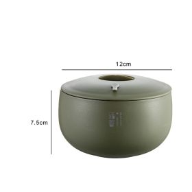 316 Material Japanese Stainless Steel Bowl Household Hotel Tableware (Option: 12CM Green With Cover)